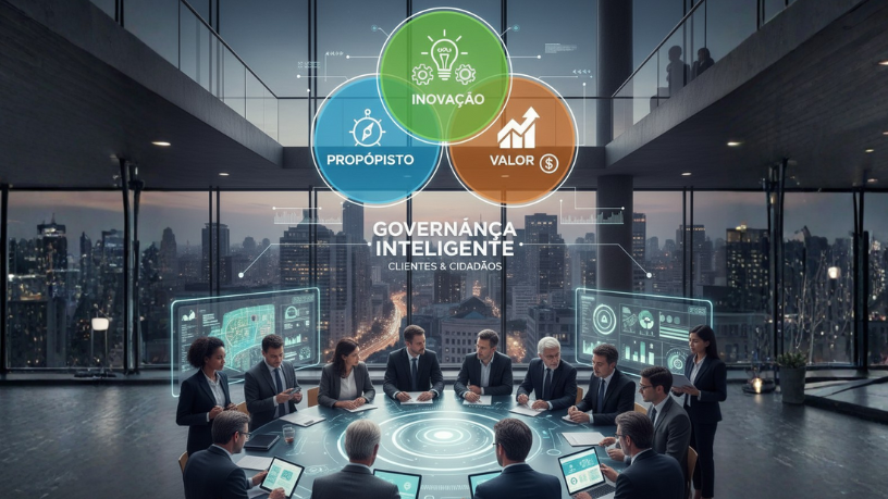 Andre de Barros Faria destaca como a governança inteligente conecta propósito e inovação para gerar valor real a clientes e cidadãos.